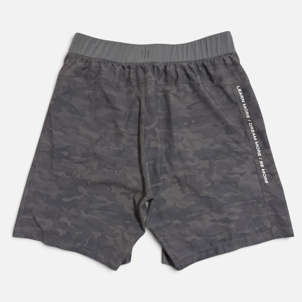 Alphalete Infinity Training Shorts Gray Camo Men's Size M